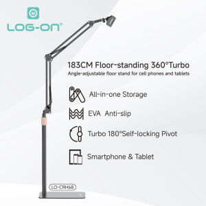 HOLDER LOG ON FLOOR STAND LAZYPOD 183CM LO-CRH68 METAL LAZYPOD LANTAI