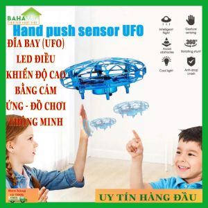 ĐĨA BAY (UFO) LED ĐIỀU KHIỂN ĐỘ CAO BẰNG CẢM ỨNG - ĐỒ CHƠI THÔNG MINH "BAHAMAR" đường kính nhỏ kết cấu mềm mại chống va chạm có cảm ứng hồng ngoại thích hợp cho cả trẻ em và người lớn
