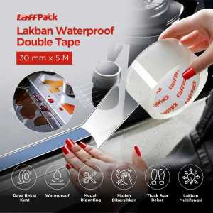 Lakban Anti Bocor Anti Air Lem Tape Perekat / Lakban Waterproof  Sink Seal Tape 1x30mm - NJD11