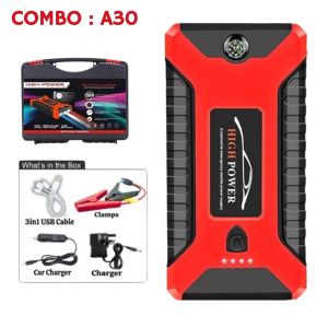 Bosch 3IN1 Car Jumper With Air Pump With Powerbank Makita Car Jump Starter with Pump Car Jumper Starter Heavy Duty Jumper Kereta