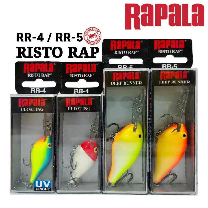 RAPALA RISTO RAP SERIES FISHING LURE (RR-5 / RR-4) | Lazada