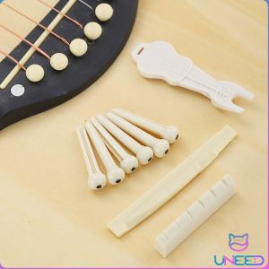Need Guitar Saddle and Slotted Nut for 6 Strings Acoustic Guitar Parts Accessory Set