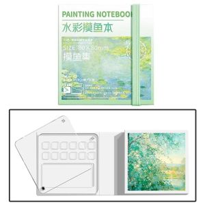XYAX Acrylic Bộ bảng màu nước Mini 8/12 Lưới Hộp sơn rỗng Cung Cấp Tranh Nghệ Thuật Di động Hộp Sơn Màu Học sinh