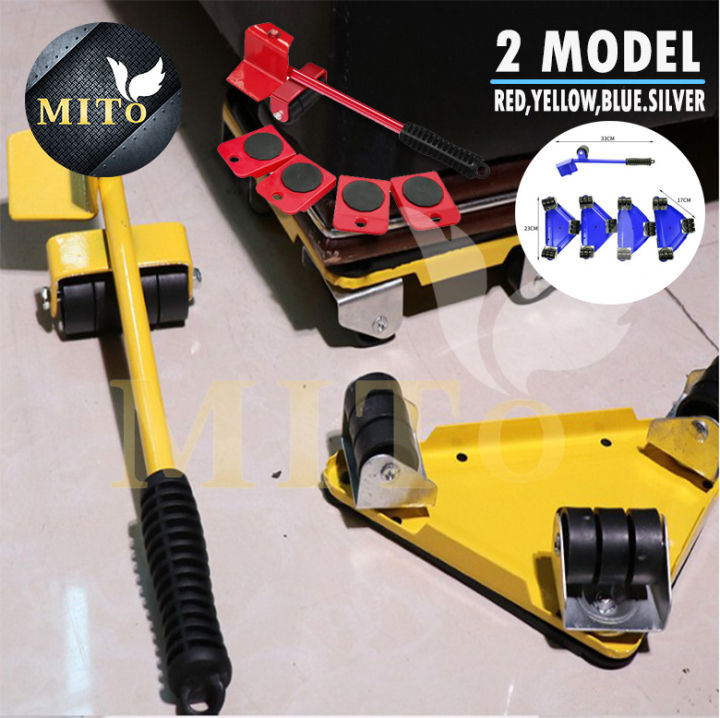 Furniture Lifting and Moving Tool 5 Pcs Furniture Mover 360 Degree