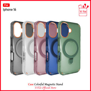 YITAI - YC51 Case Colorful Magnetic Stand Iphone 16 16 Pro 16 Pro Max