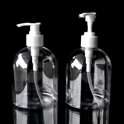 BOTOL APEL 500ML BENING TUTUP PUMP / BOTOL PUMP SABUN BULAT GENTONG ...