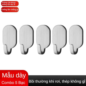 [Set 5/10] Móc Dán Tường Cực Dính Chắc Chắn Chịu Lực Siêu Bền Bám Dính Tốt Treo Quần Áo Túi Xách Đa Năng