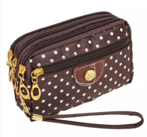 TAS WANITA: TAS POUCH DAN TAS RUANG SLETING TIGA MOTIF JANGKAR