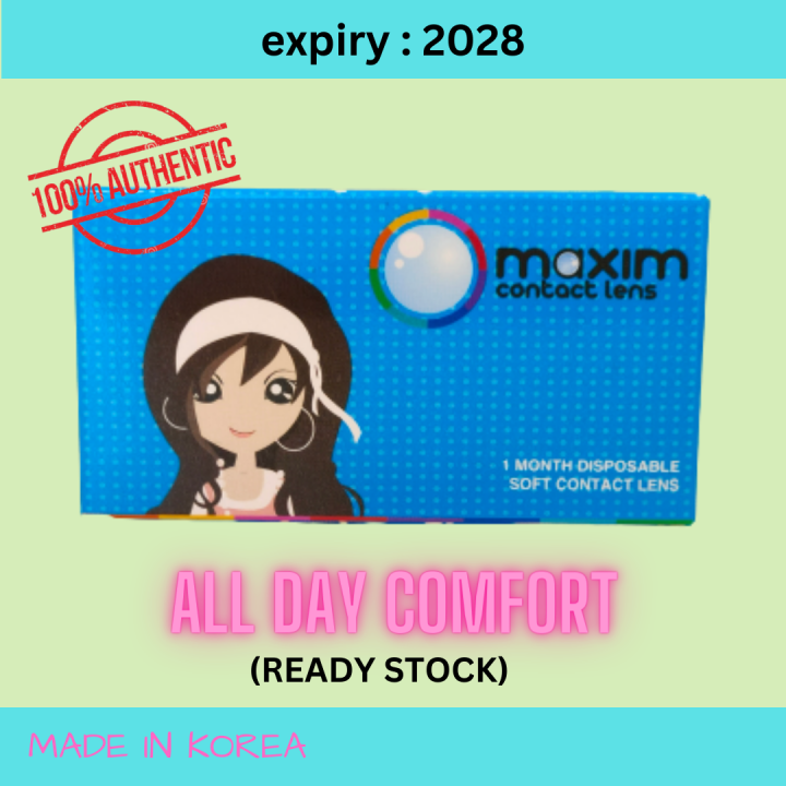 Maxim Blue Box Color Monthly Disposable Contact Lens (2pcs/Box)