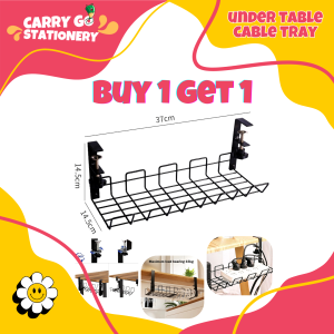 3 PCS Under Table Cable Management Tray Organizing Tray Desk Socket Power Strip Holder