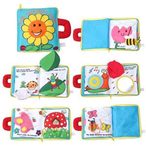 Smart Kiddy Shop หนังสือผ้า Baby peekaboo book หนังสือเสริมพัฒนาการ หนังสือภาษาอังกฤษ หนังสือสำหรับเด็กเล็ก