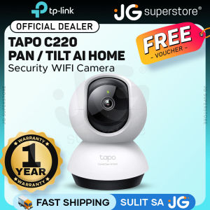 TP-Link Tapo C222 / C220 2K QHD / C200C 1080p Full HD Home CCTV WIFI Camera with 360° Pan / 114° Tilt Night Vision Smart AI Motion Detection 2-Way Audio and 512GB MicroSD Slot for Home Security | JG Superstore