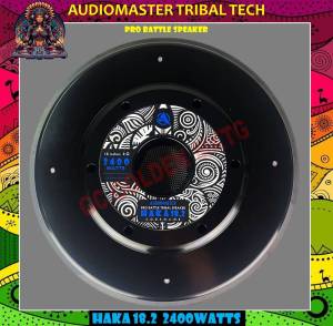 Audiomaster Pro Battle Speaker Tribal Series Haka 18.2 Carbon fiber Speaker  d18 2400watts 18 inches diameter