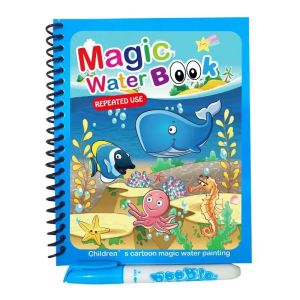 Magic Coloring Book Water Drawing Book Magic Pen Drawing Book Baby Kids Drawing