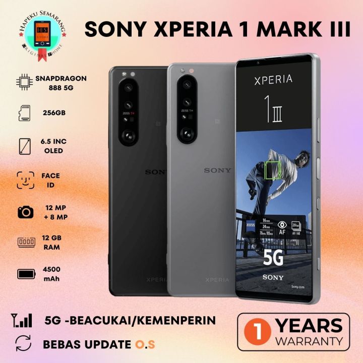 Sony Xperia 1 Mark iii 12/256GB Istimewa Mulus Like New Seperti Baru ...