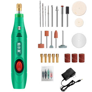 Moketa Cordless Mini Electric Drill Set 12V DC Grinder Power Tools for Milling Cutting Polishing