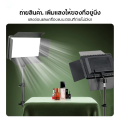 MonQiQi 11นิ้ว ไฟสตูดิโอ ไฟไลฟ์สด LED Light ซอฟบ๊อก พร้อมรีโหมด ไฟสตูดิโอ ไฟถ่ายภาพ รีโมทแสงได้ ไฟต่อเนื่อง photography light studio lamp bulb. 