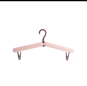 SG Stock! Foldable Hanger With Clips for travel ABS Material Lightweight Compact Size For Travel