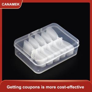 【CANAMEK】 100 cái hộp Móng Tay Giả Không Đánh Bóng Không Có Dấu Vết Mỏng Demal Báo Chí Trên Móng Tay Lời Khuyên Cho Mở Rộng Nhà DIY