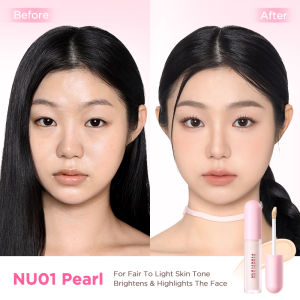 【ใหม่】PINKFLASH Skinfit Brightening Concealer Lightweight Blendable Buildable Coverage Crease-proof Non-cakey Moisturizing Long-lasting Transferproof Waterproof
