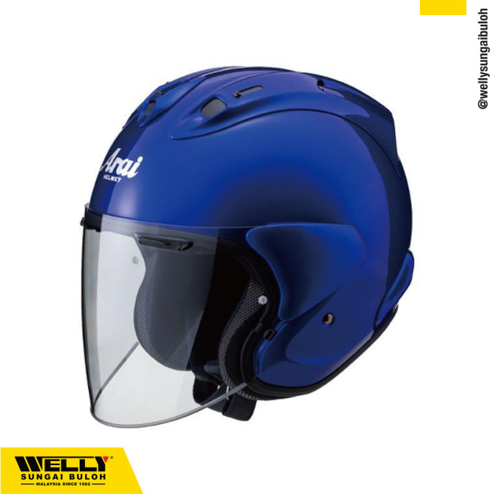 arai helmet for sale malaysia Ram-X - Diamond White function lever releases both the side cover/pod and shield pin for quick and simple shield removal Premium Helmets: ARAI VZ-Ram