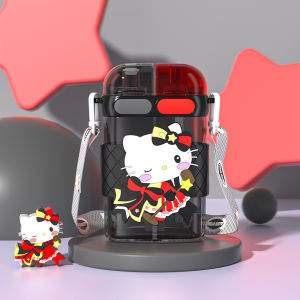 680ML Sanrio Melody Mug Cute Straw Mug Split Double Drinking Mug Kuromi Water Bottle Transparent Drinkware Cup Travel Chil Botol air