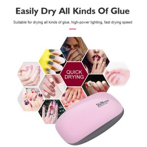 Nail Dryer Portable 6W Quick-Dry LED UV Gel Mini UV LED Lamp USB Curing Machine Nail Dryer