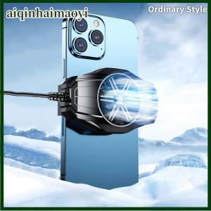 aiqinhaimaoyi Semiconductor Mobile Phone Cooling Fan Radiator Back-Clip For Games Live Streaming Phone Cooler For IPhone Android Universal