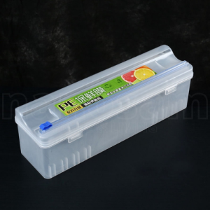 Plastic Wrap Cutter Box Food Plastic Wrap Cutter box Slide to Cut Cling Wrap Kotak Pemotong PVC Plastik Filem 保鲜膜塑料切割神器