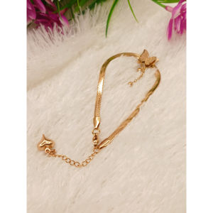 Gelang Tangan Wanita Butterfly 02 Titanium Anti Karat dan Tahan Lama Premium Quality GS037