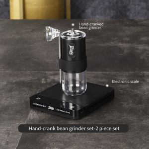 BINCOO Manual Coffee Grinder Conical Burr Mill Bean Hand Grinder Portable French Press Coffee Maker Accessories