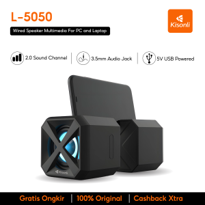 KISONLI Mini Speaker komputer/laptop L-5050 With Stand Phone Holder And Switch Volume Control
