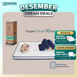 Quantum Mattress Topper Plus 10cm - Kasur Busa Springbed Spring Bed