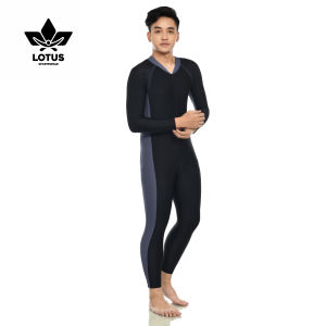 Baju Renang Pria Dewasa Selam Panjang Spandek Premium Nyaman Dan Nggak Nerawang Cocok Untuk Renang Harian - Diving - Snorkeling Lotus Sportswear