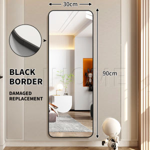 Cermin Panjang furniture decoration Long Mirror Full-length Mirror 90CM Wall mirror 全身镜