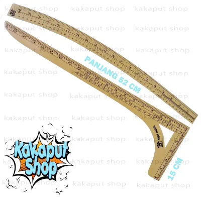 Penggaris pola Jahit - Penggaris jahit New Home 1 Set ( besar )