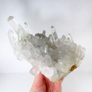 Clear Quartz Cluster White Crystal Quartz Jikefy Rock Energy Tower Collection Home&Office Decoration Shining Stone Exquisite Gift