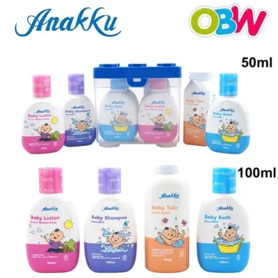 Anakku Toiletries Set | Mandian Bayi (50ml /100ml) Baby Travel Set