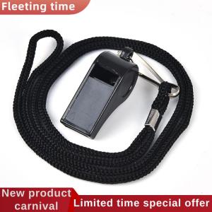 Fleeting time Football Soccer Referee Plastic Whistle Lanyard Emergency Loud Sound