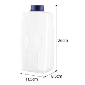 2L Large Capacity Water Bottle Transparent Juice Teapot Cold Water Kettle with Cap Refrigerator Jug Drink Dispense