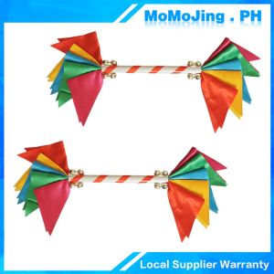 Cheerleader Flower Stick Gymnastics Colorful Flower Stick 20cm Double Head Dance Props Flower Stick
