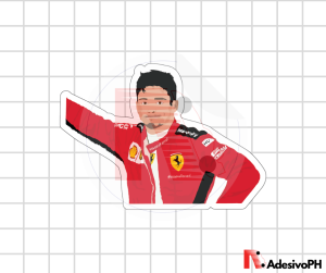 Disappointed Charles Leclerc Sticker / MATTE / Waterproof / Scratchproof