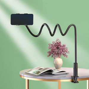 Universal Phone Holder Bed Clip Lazy Flexible Gooseneck Clamp Long Arms Mount For Bed Desk Mobile Phone Holder