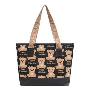 🔥กระเป๋าสะพายข้างสําหรับผู้หญิง จุของได้เยอะ สไตล์เกาหลี แฟชั่นมาใหม่ มีซิป bear ใบใหญ่ 3สี