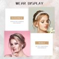 Lawie 8 Pack Baroque Hairbands Crystal Rhinestone Headband Beads Diamond Jeweled Sparkly Glitter Bling Padded Wide Headbands Cross Hair Bands Thick Hair Holder Accessories for Women Girls. 