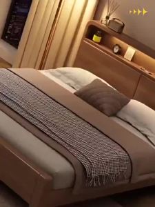 Bed Frame King/queen/single Full Solid Wood Frame Headboard Wooden Bed Base Wood Platform Beds Storage Single Bed Frame With Mattress