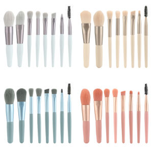 Kuas Make Up Set isi 13 pcs Rias Face Contour Eyeshadow Lipbrush 13pc Brush Kosmetik 13in1