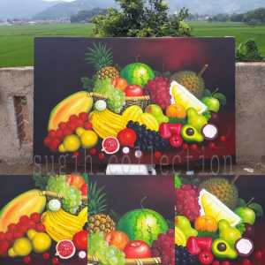 Lukisan Buah-Buahan Ukuran 60X 80 Cm Siap Pajang