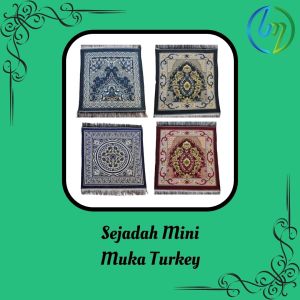 Sejadah Mini Muka Turkey (Door Gift / Hantaran / Hadiah)