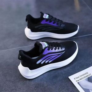 Free Shipping WomenS Spring Fashion Shoes Trendy And Stylish Featuring Breathable And Lightweight Knit-Up Designs Perfect For Casual Wear And Sports